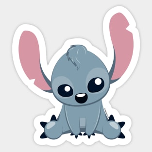 Stitch Tooniefied Sticker